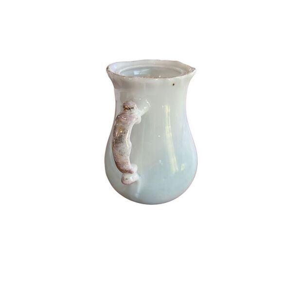 Vintage Cloud Creamer Gold Blue White 535 Mark 4 Inch Unique Collectors Piece - Picture 11 of 13